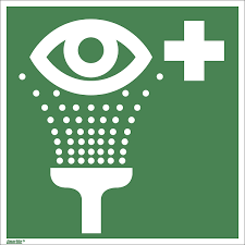 Eyewash station signage